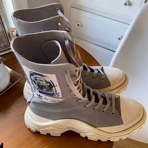 RAF SIMONS X ADIDAS DETROIT RUNNER HIGH GREY